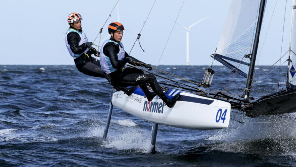 The Hague, The Netherlands is hosting the 2023 Allianz Sailing World Championships from 11th to 20th August 2023. More than 1200 sailors from 80 nations are racing across ten Olympic sailing disciplines. Paris 2024 Olympic Sailing Competition places will be awarded as well as 10 World Championship medals
Credit: Sailing Energy / World Sailing.  12 August 2023.